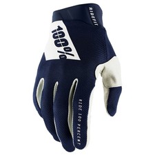100  Ridefit Gloves Medium, Navy 