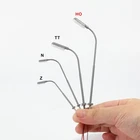 Evemodel 5pcs Model Train HO TT N Z Scale Metal LED Lamp Street Lights LD03