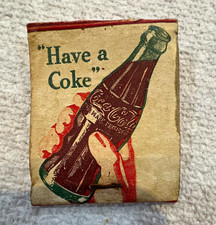 Coca-Cola Vintage Advertising Matchbook Cover “Have a Coke” “Drink Coca-Cola”