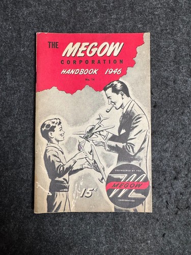RARE VINTAGE THE MEGOW CORPORATION HANDBOOK 1946 NO. 14 "THE MODERN HOBBY LINE"