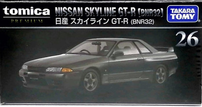 Tomica Premium Nissan Skyline GT-R R32 Gunmetal Grey BNR32 Nismo Vspec 1:64 #26