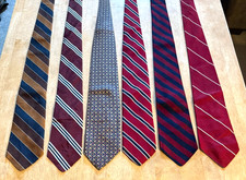 VTG Vintage Brooks Brothers Classic Patterns Silk Neckties Ties Lot of 6