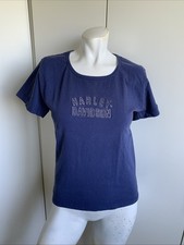 Harley-Davidson women&rsquo;s size medium navy blue short sleeve Embroidered T-shirt
