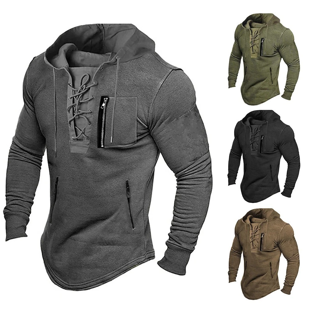 SACAI Felpe Uomo Eleganti Comode Abbigliamento Casual con Pratico Design Tasca