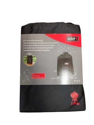 Weber Premium Abdeckung für Holzkohlegrills 47cm - Schwarz (7141)