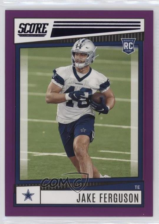 2022 Score Rookies Purple Jake Ferguson #375 Rookie RC 6k2