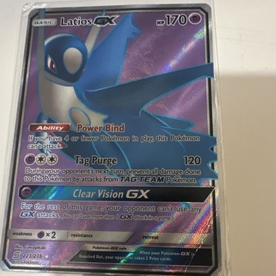 The Pokémon Company Latios GX 223/236 SM Unified Minds Ultra Rare FA Holo Eng