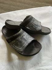 Crocs Camo Sport Slides Sandals Adjustable Strap Mens Size 7