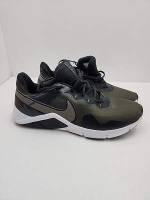 Nike Men s Size 11 Legend Essential 2 Olive Green Athletic Running Shoes 