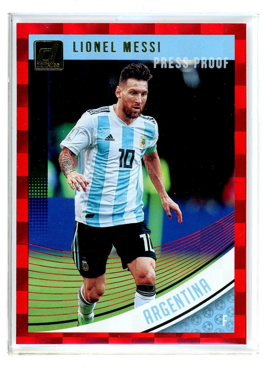 2018-19 Donruss #88 Lionel Messi Red Press Proof (DC)