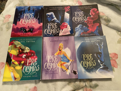 Lore Olympus Volumes 1-6 by Rachel Smythe Paperbacks FREE SHIPPING!