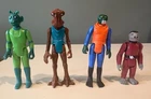 Vintage 1978 Kenner Star Wars Lot Walrusman Greedo Snaggletooth Hammerhead