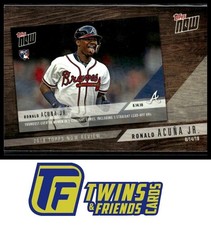 2019 Topps #TN-10 Ronald Acuña Jr. 2018 Topps Now Review