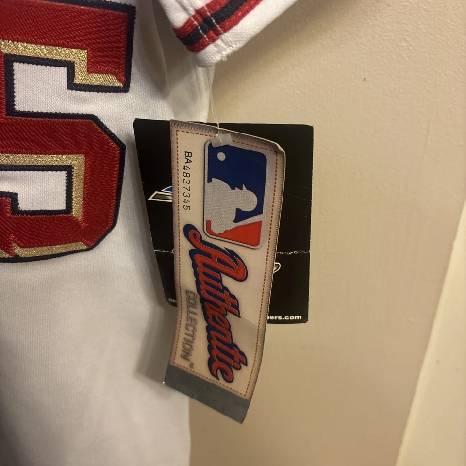 Nueva camiseta majestuosa auténtica de los Austin Kearns de Washington Nationals talla 44 automática Foto 3 de 4