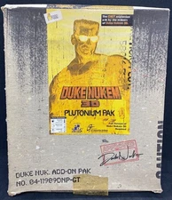 Duke Nukem 3D: Plutonium Pak Expansion Pack 1996 3D Realms PC Big Box Game IBM