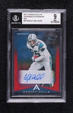2021 Panini Chronicles Ascension Red 77/100 Wesley Walls BGS 9 MINT Auto 1h1o