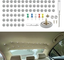 60PCS Headliner Repair Kit, Headliner Pins, Color: GreyMaterial Type: Flannel