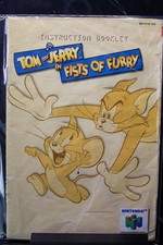 NO GAME- Tom and Jerry Nintendo 64 N64 Instruction Manual Booklet Only