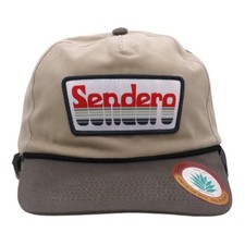 Sendero Provisions Co. Retro Logo Snapback Hat, Tan, One Size SPCH125F18AZZ