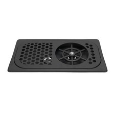 Cup Washer Glass Rinser Stainless Steel With Drain Drip Tray For Coffee Shop