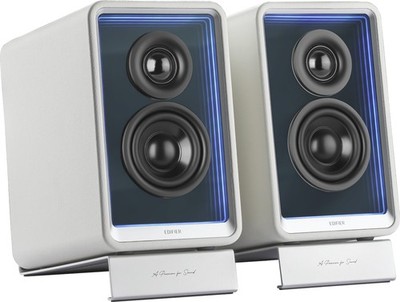 Edifier QR65 Design Lautsprecher White Set Desktop Licht 70 Watt Speaker Light