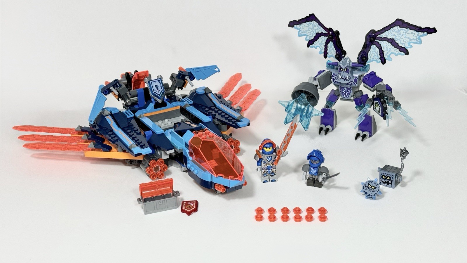 LEGO Nexo Knights: Clay's Falcon Fighter Blaster (70351) Complete, No Box