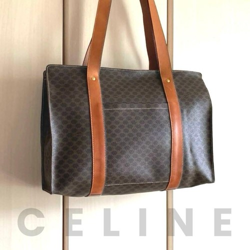 CELINE Vintage Macadam Bag Made in Italy