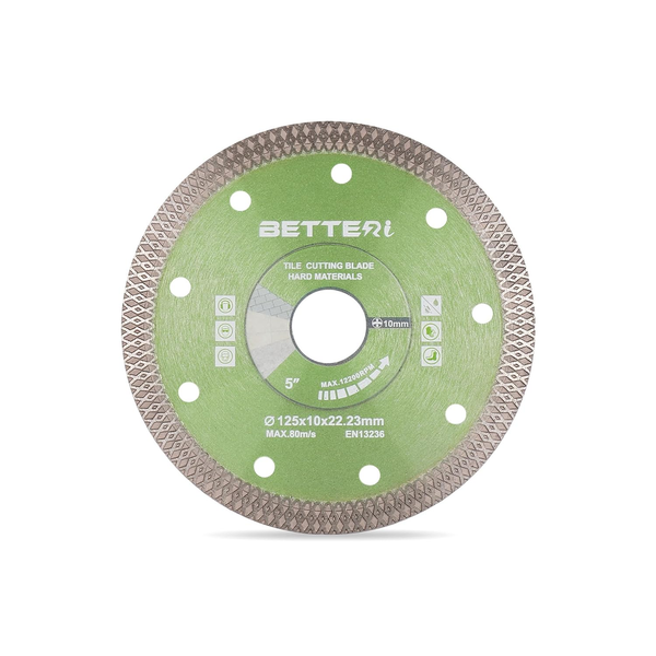 Diamantscheibe 125Mm X 22,23Mm Fliesen Extra DüNn, Diamant Trennscheiben 125Mm F-image