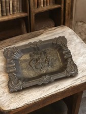 Cendrier ancien en métal Ancienne vintage rétro collection décoration tabac