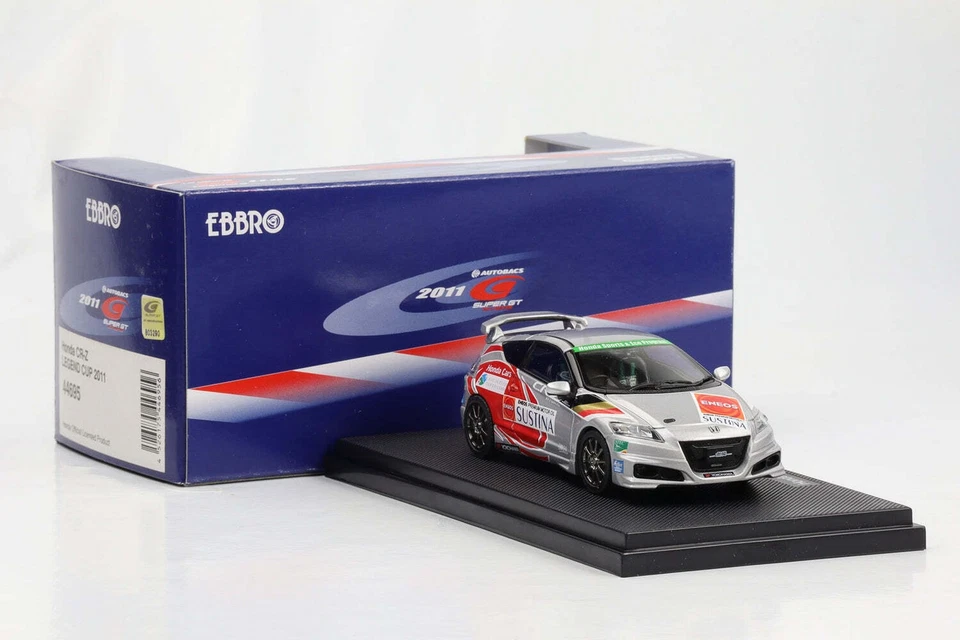 1:43 Ebbro Honda CR-Z Legend Cup 2011 argento pressofuso - Immagine 3 di 4