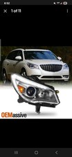 For 2013-2017 Buick Enclave HID Type LED DRL w/AFS Projector Headlight Passenger
