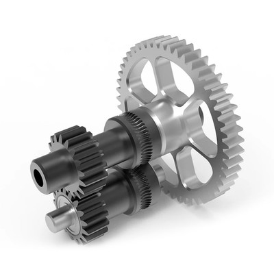 Kit Ingranaggi Estrusore In Metallo DLC Per Creality K2 Plus/Hi Combo - 2 Pezzi Neri Leggeri Resistenti - 5