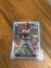 2023 Bowman Chrome 1st Bowman Jacob Gonzalez #BDC-167 Refractor (RC) White Sox