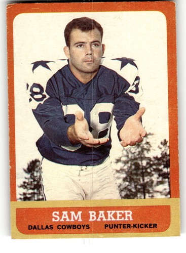 Sam Baker #79 1963 Topps card