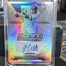 Panini 2021 Prizm Draft Picks Signing Sessions Jackson Coutts Auto #SS-JC