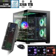 Custom ARGB Gaming PC RTX2080 Ti 11GB Intel i7 1TB SSD 32GB RAM 1TB HDD WIFI6 BT