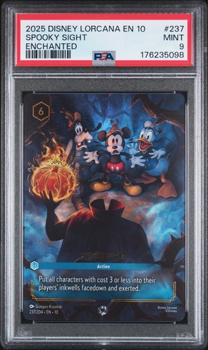 Spooky Sight graded PSA 9 for sale on eBay