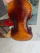 Nice 4/4 Violin Good Flamed Maple Back Spruce Top with Case Bow DDP to US 