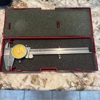Starrett No. 120M 0-150mm Metric Dial Caliper USA Hardened Stainless EUC