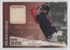 2019 Topps Update Major League Material 150th Anniversary /150 Rafael Devers sc8