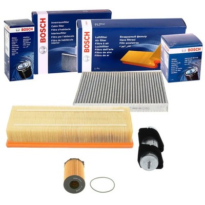 BOSCH INSPEKTIONSPAKET passend für AUDI Q7 4LB 3.0 TDI QUATTRO 204+240+245 PS