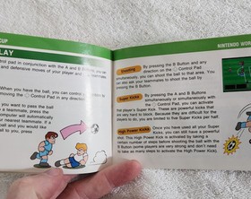 Nintendo World Cup NES Nintendo Manual ONLY NO Game