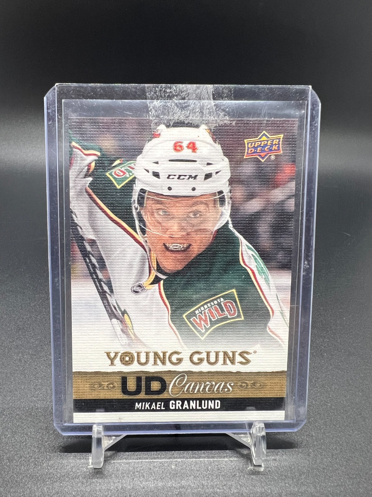 2013-14 Upper Deck UD Canvas #C110 Mikael Granlund YG RC Young Guns Rookie