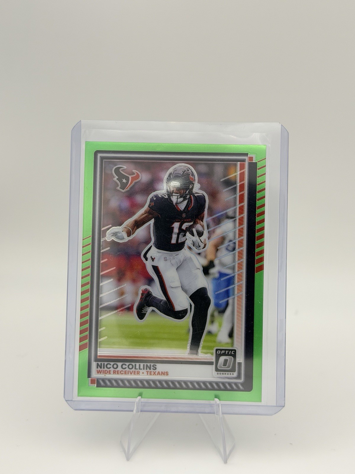 Nico Collins 2025 Donruss Optic Flex Emoji /199 #143 Texans