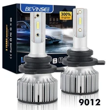 9012 LED Headlight Bulbs 6000K For Dodge fits Challenger 2015-2023 Cold White