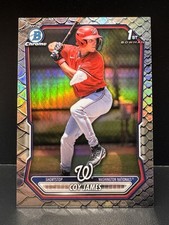 2026 Bowman 1st Chrome Prospect #BCP-33 Coy James Reptilian Refractor Card