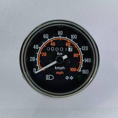 160KM/100MPH NEUES ROYAL ENFIELD BULLET TACHOMETER SCHWARZES GESICHT
