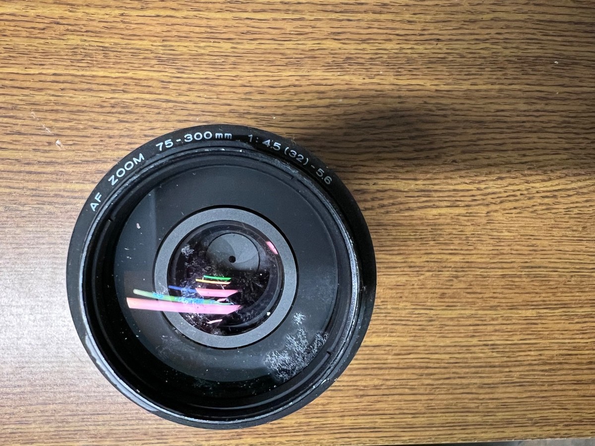 MINOLTA AF ZOOM 75-300mmレンズ Minolta AF Zoom 75-300mm 1:4.5(32)-5.6 55mm | eBay