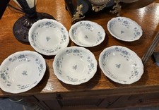 Johann Haviland Blue Garland Berry Bowls Set of 6 5 Excellent