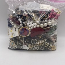 4 Lbs Vintage To Modern Jewelry Grab Bag Wearable  Craft Mixed Lot